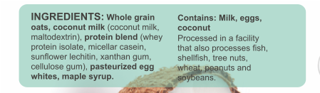 Instant Protein Oatmeal - Coconut